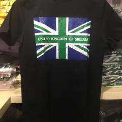 Футболка «United Kingdom of Siberia», чёрная