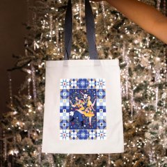 Белый шопер "Сибирская потеха"