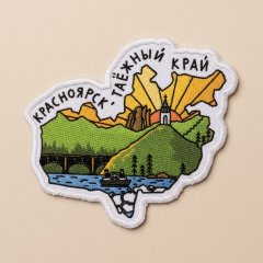 Шеврон "Карта Красноярска"