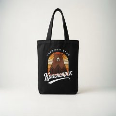 Мини-шопер черный "Красноярск"